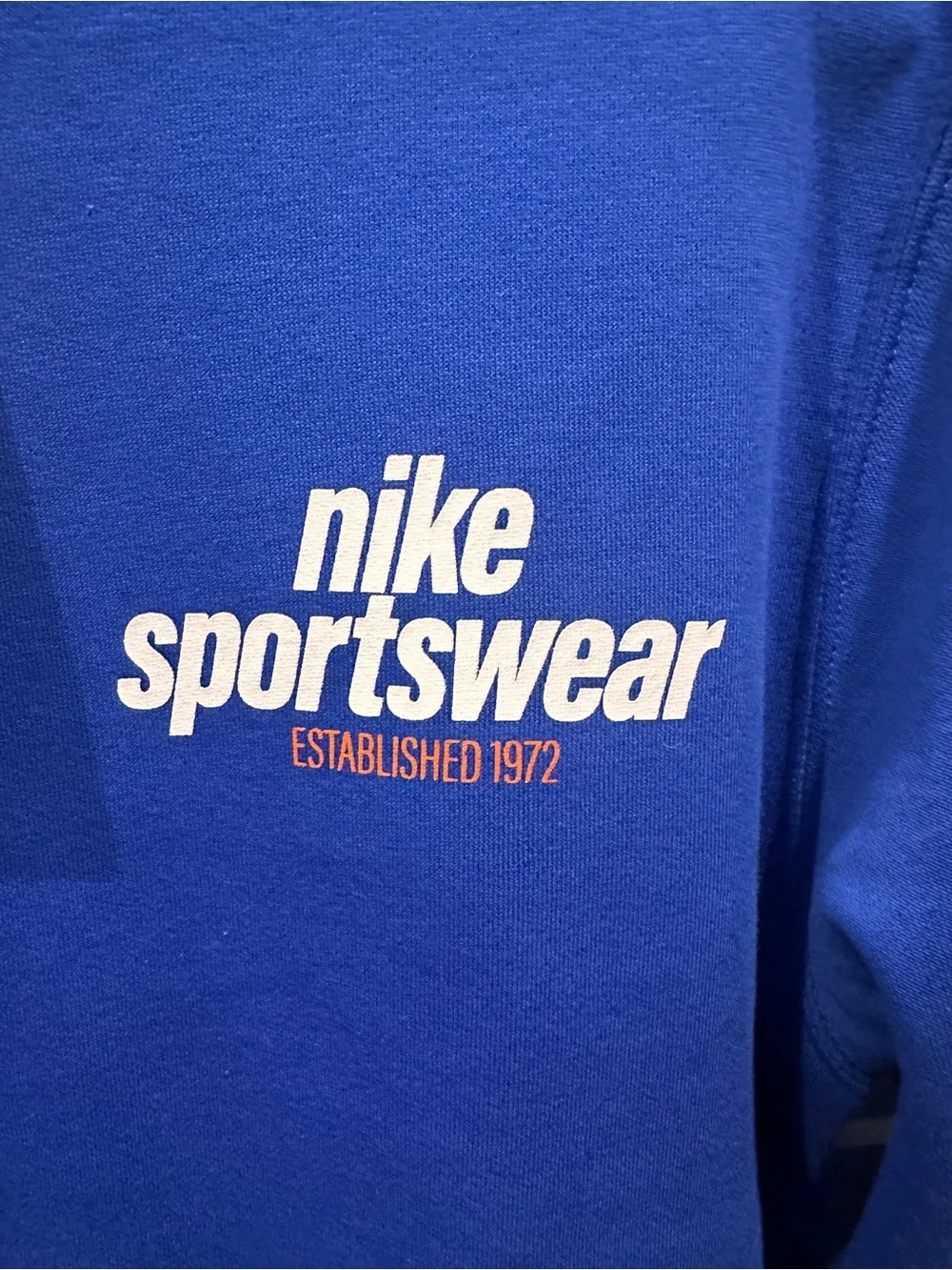 Nike Sportswear Crewneck Sweatshirt Men’s Small NWT Blue Fleece